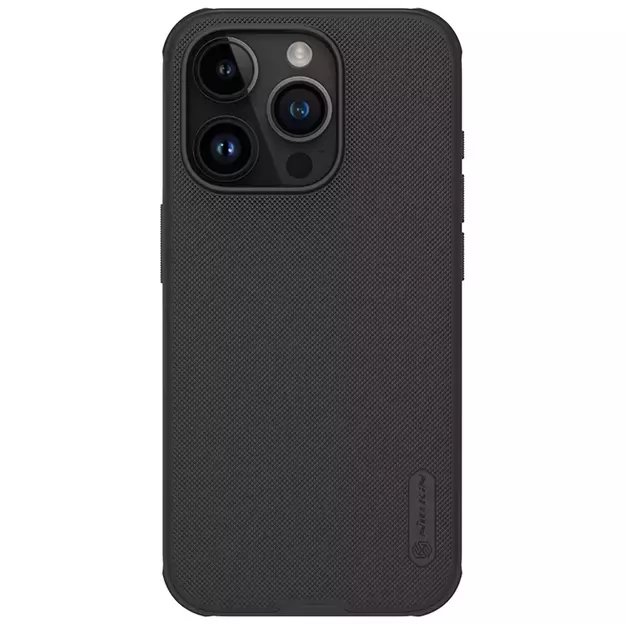 Nillkin Super Frosted Shield Pro reinforced case for iPhone 15 Pro - black