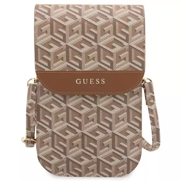 Guess Handbag GUWBHGCFSEW brown/brown GCube Stripe 1