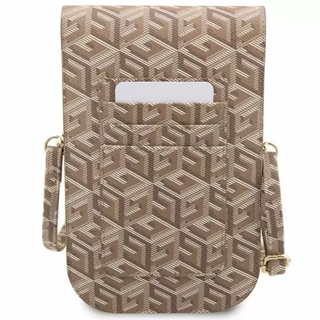 Guess Handbag GUWBHGCFSEW brown/brown GCube Stripe 4
