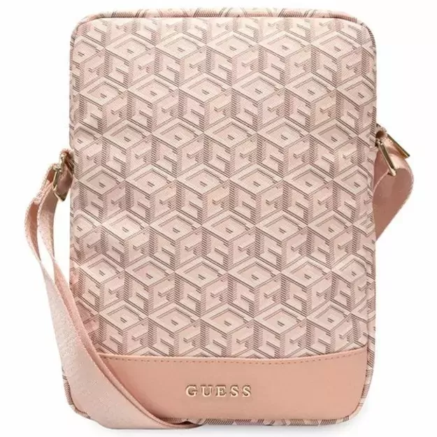 Guess Bag GUTB10HGCFSEP 10  pink/pink GCube Stripe Tablet Bag