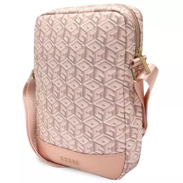 Guess Bag GUTB10HGCFSEP 10  pink/pink GCube Stripe Tablet Bag 3