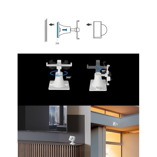Sonoff stand self-adhesive holder for ZigBee motion sensor 3