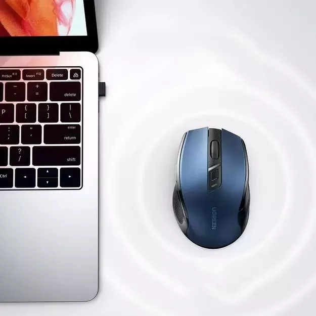 Ugreen MU006 Wireless Optical Mouse USB 2.4GHz / Bluetooth 5.0 4000 DPI - Blue 3