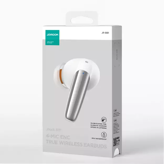 Joyroom Jbuds Series JR-BB1 TWS wireless in-ear headphones - white 11