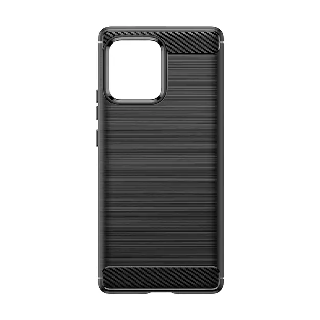 Carbon Case silicone case for Motorola Edge 40 Pro - black 7