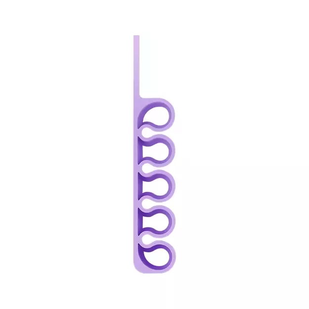 Silicone office organizer - purple