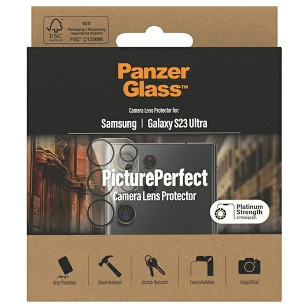 PanzerGlass Picture Perfect camera protection for Samsung Galaxy S23 Ultra 2