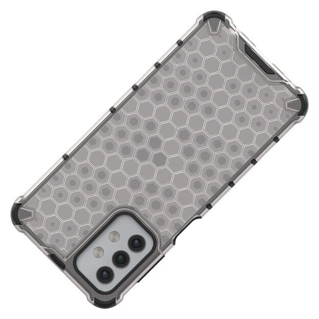 Honeycomb Case armor cover with TPU Bumper for Samsung Galaxy A32 5G transparent 8