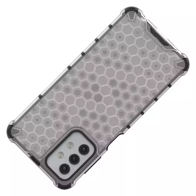 Honeycomb Case armor cover with TPU Bumper for Samsung Galaxy A32 5G transparent 21