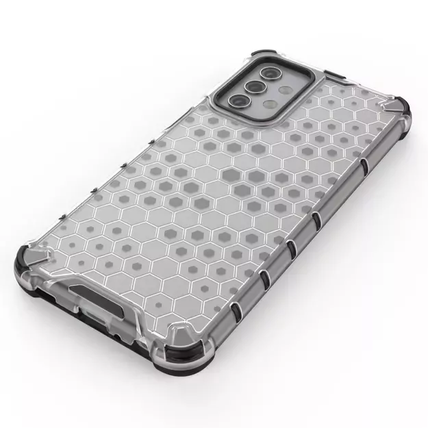 Honeycomb Case armor cover with TPU Bumper for Samsung Galaxy A32 5G transparent 18