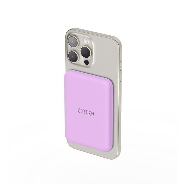 Tech-Protect LifeMag MagSafe PB10 5000mAh Power Bank - Pink 1