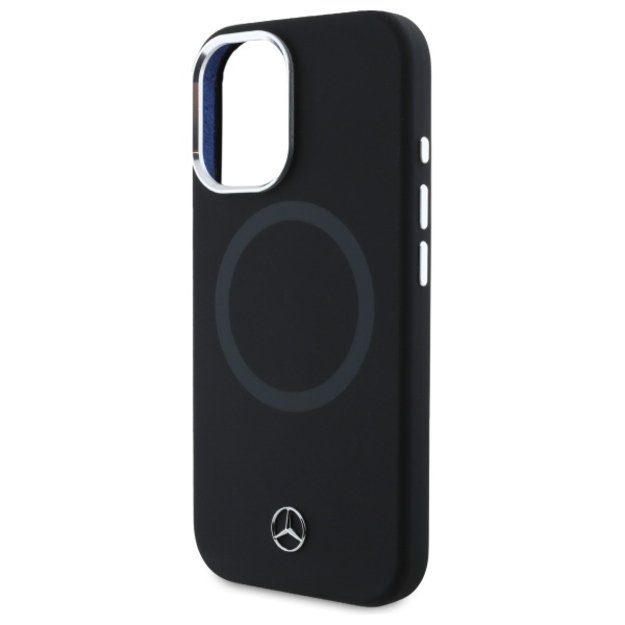 Mercedes MEHMP16S23SUTTK iPhone 16 6.1&quot  black/black hardcase Silicone Tonal Logo MagSafe 5