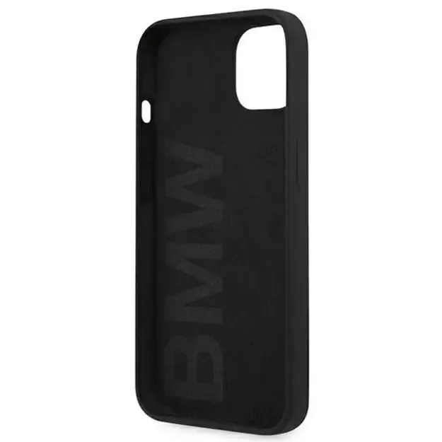 Etui BMW BMHCP13MSILBK iPhone 13 6,1  czarny/black hardcase Silicone Signature 13