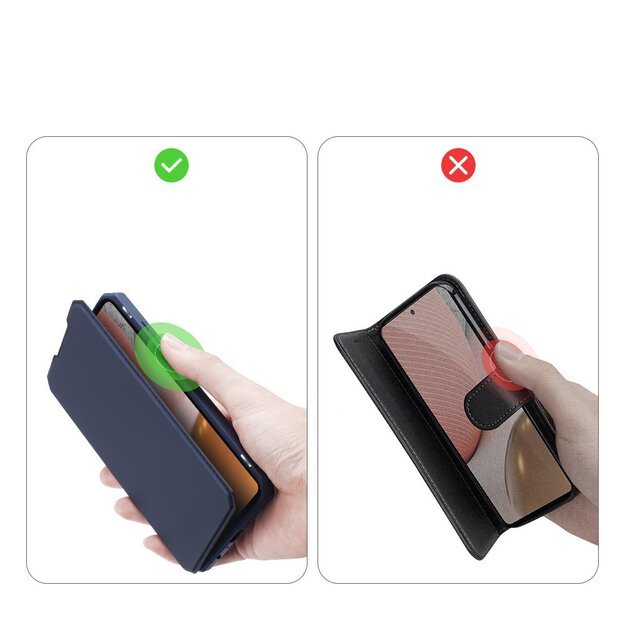 DUX DUCIS Skin X Bookcase type case for Samsung Galaxy A72 4G blue 21