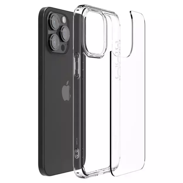 Spigen Crystal Hybrid iPhone 15 Pro Case - Clear 12