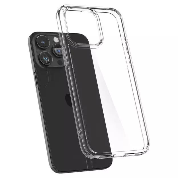 Spigen Crystal Hybrid iPhone 15 Pro Case - Clear 10