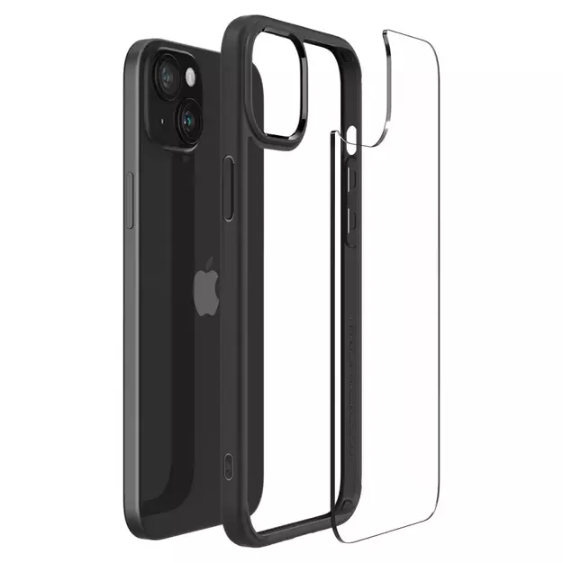 Spigen Ultra Hybrid iPhone 15 Plus Case - Matte Black 7