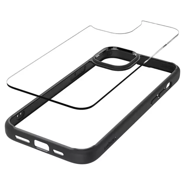 Spigen Ultra Hybrid iPhone 15 Plus Case - Matte Black 9