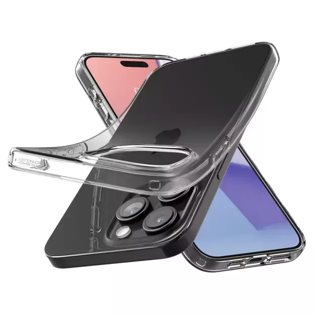 Spigen Liquid Crystal Case for iPhone 15 Pro Max - Clear 11