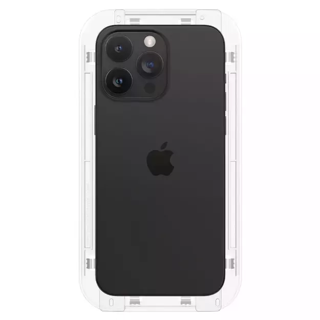 Spigen Glas.tR EZ Fit FC Tempered Glass for iPhone 15 Pro - Black 2 pcs. 12