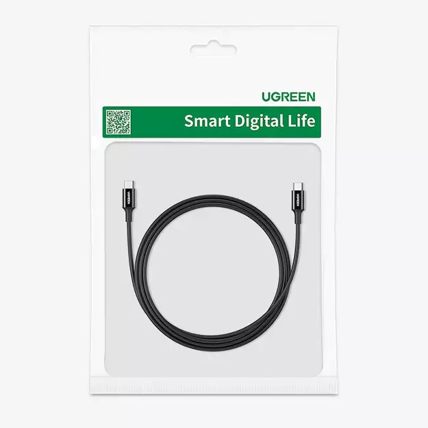 Ugreen cable USB Type C (male) to Type C (male) cable 1m white (US300) 7