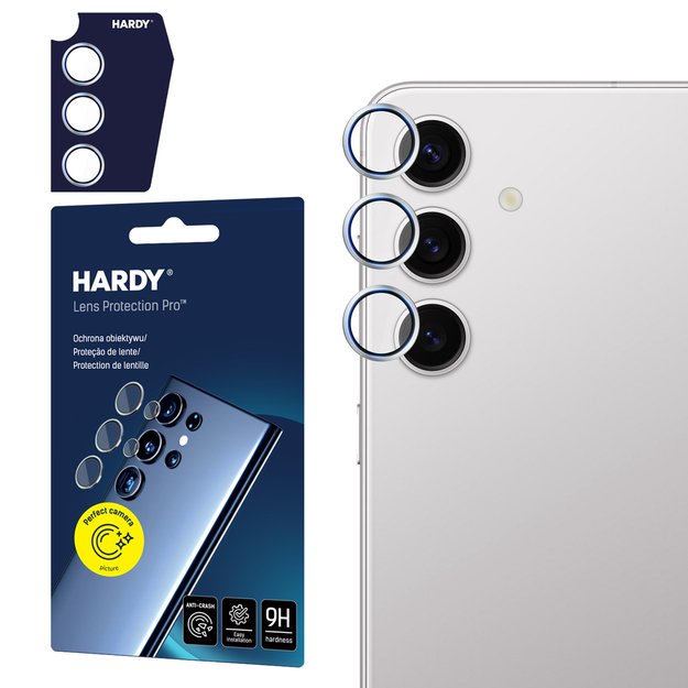 3mk HARDY Lens Protection Pro for Samsung Galaxy S24 - gray