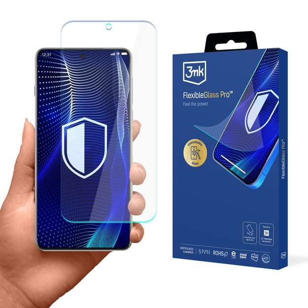 Hybrid glass 3mk FlexibleGlass Pro on Oppo Find X8