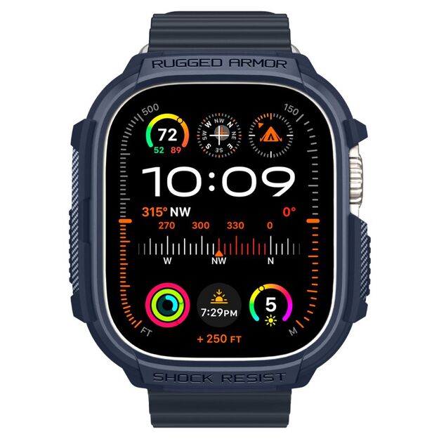 Spigen Rugged Armor Case for Apple Watch Ultra 1 / 2 (49mm) - Navy Blue 6