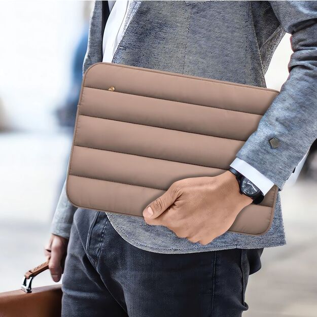 Tech-Protett Fluffy Laptop Bag 13-14 - Brown 12