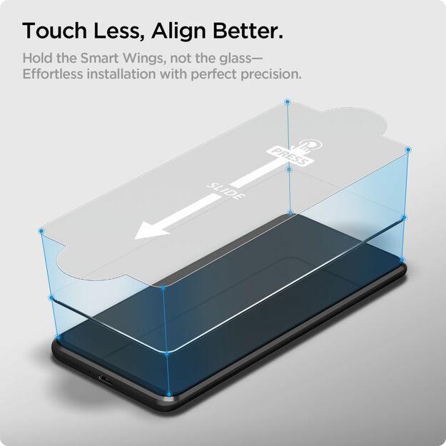 Spigen Glas.tR Slim 2-pack Tempered Glass for Samsung Galaxy Xcover 7 / 7 Pro - Transparent 3