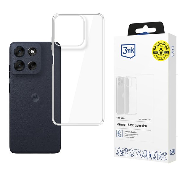 3mk Armor Case for Motorola Moto G56 - Transparent