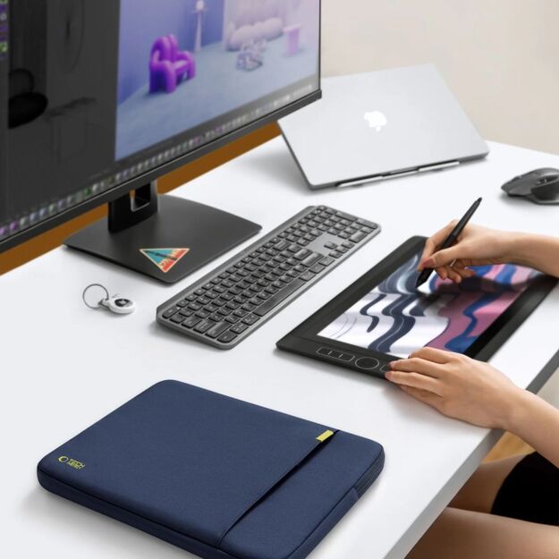 Tech-Protect Defender Laptop Bag 15-16 - Navy Blue 10