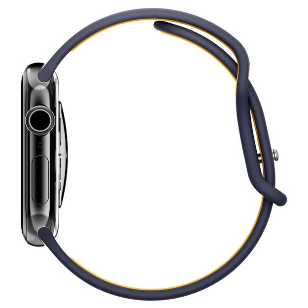 Spigen Nano Pop Strap for Apple Watch 40/41/42 mm - Navy Blue/Orange 3