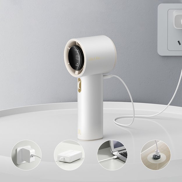 Jisulife Handheld Fan Pro1 3600mAh FA53 (ABS) Mini Blower Portable USB Fan - White 8