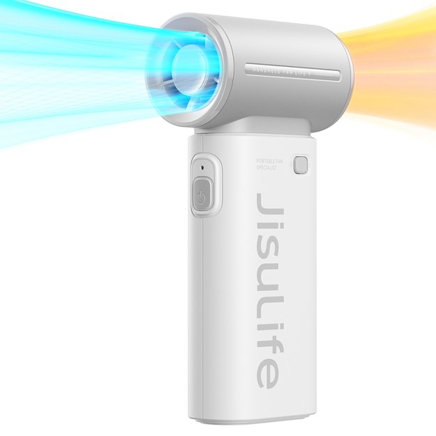 Jisulife Handheld Fan Life9 5000mAh Portable Mini Blower USB Fan - Gray 2