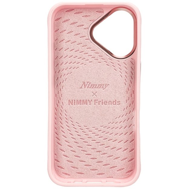Nimmy Magnetic fashion cute pet MagSafe case for iPhone 16 - pink 4