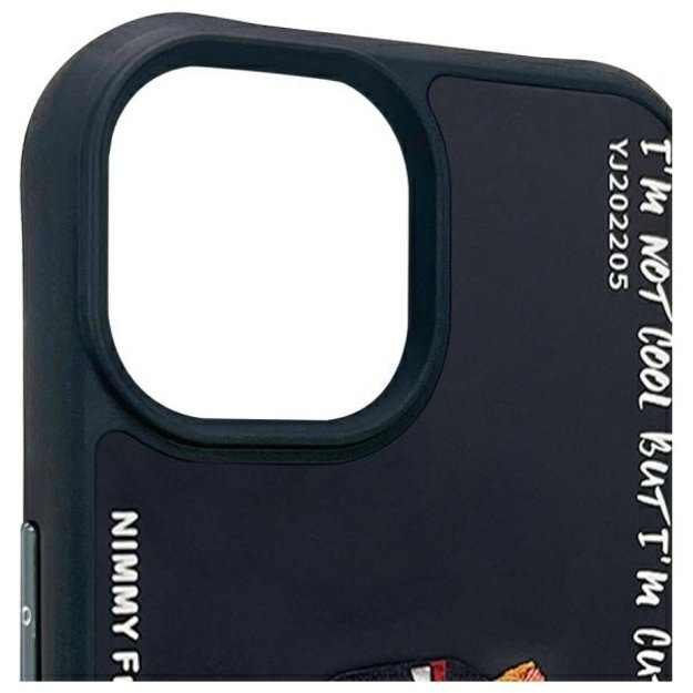 Nimmy Glasses Cool Cat case for iPhone 15 - black 7