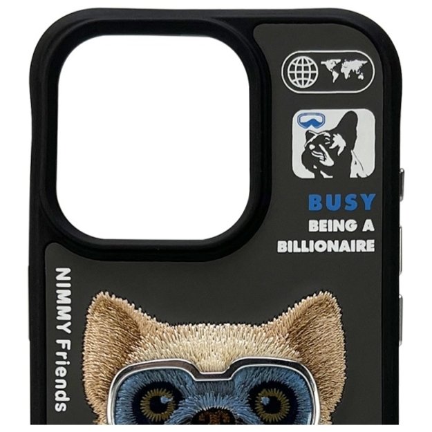 Nimmy Cool&amp Cute 2.0 Case for iPhone 15 Pro - Black 4