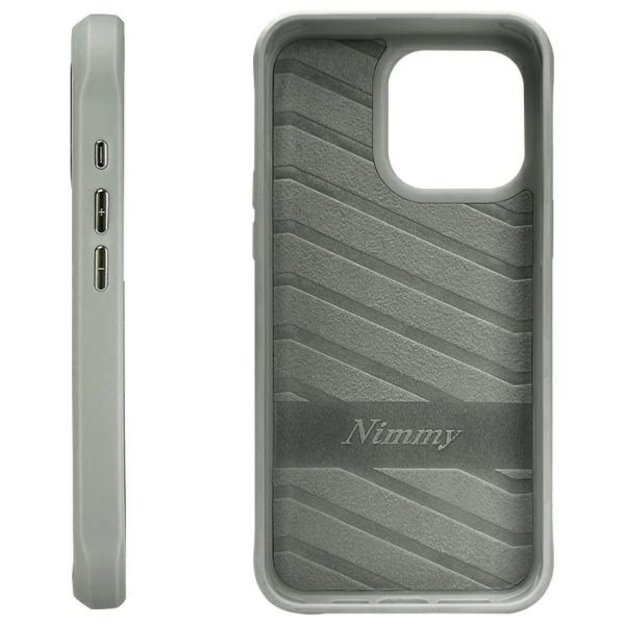 Nimmy Glasses Cool Cat Case for iPhone 15 Pro Max - Gray 1