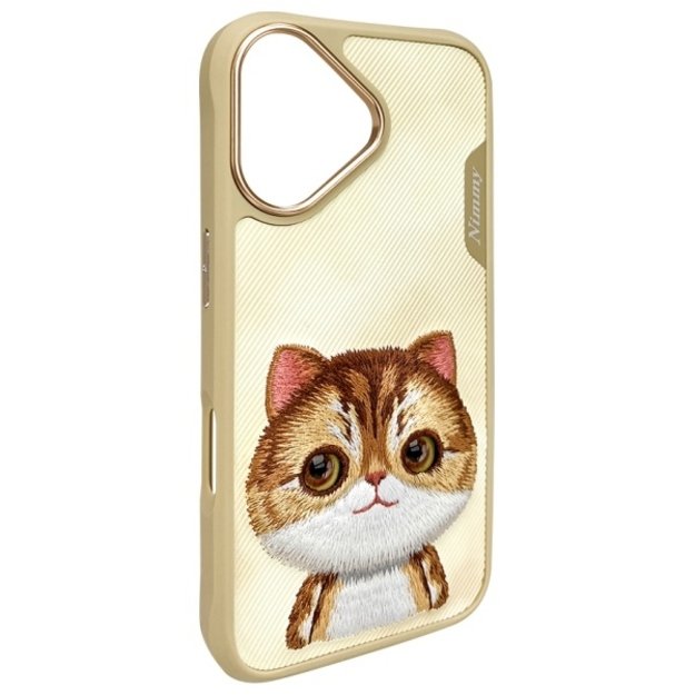 Nimmy Big Eyed Pet 2.0 Cat Case for iPhone 16 - Green 1