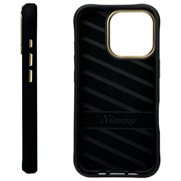 Nimmy Glasses Cool Dog Case for iPhone 16 Pro - Black 1