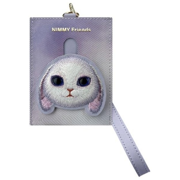 Nimmy Big Eyed Pet 2.0 Rabbit 3-in-1 Phone Bag + Wallet + Tracker Case - Purple 2