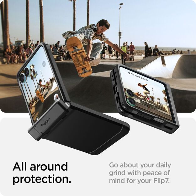 Spigen Tough Armor Pro Mag MagSafe Case for Samsung Galaxy Z Flip 7 - Black 20