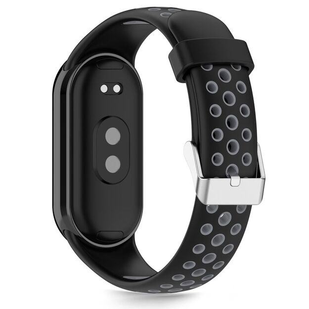 Tech-Protect IconBand Air Strap for Xiaomi Smart Band 8 / 9 / 10 / NFC - Black and Gray 1