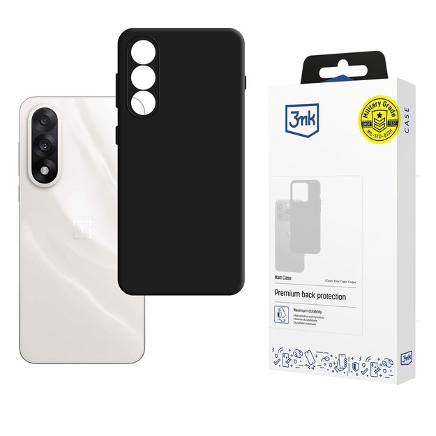3mk Matt Case for OnePlus Nord 5 - Matte Black