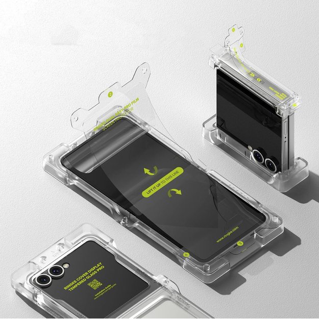 Ringke Protector Pro 3-in-1 Protective Set for Samsung Galaxy Z Flip 7 - Transparent 3