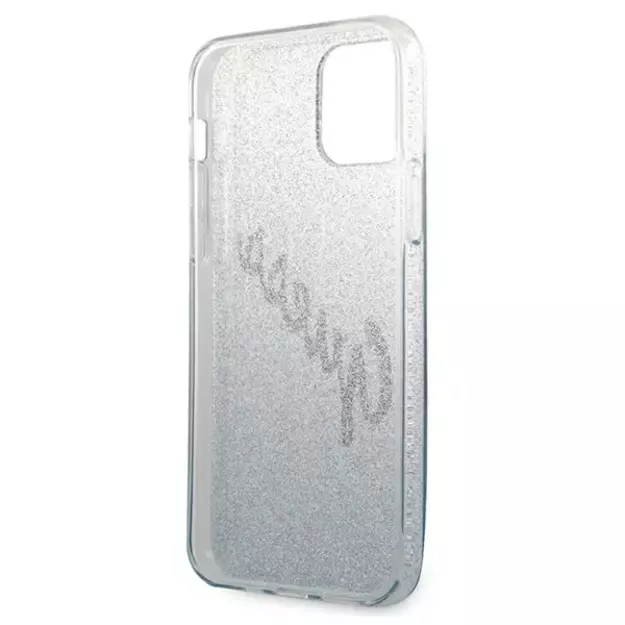 Guess GUHCP12MPCUGLSBL iPhone 12/12 Pro 6.1&quot  blue/blue hardcase Glitter Gradient Script 13