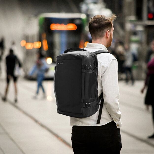 Tech-Protect Defender S40 Backpack for Ryanair &amp  Wizzar, 20L Laptop - Black 12