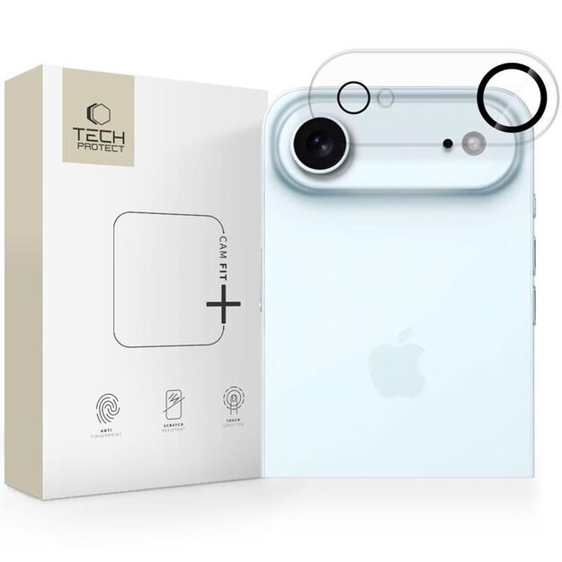 Tech-Protect Cam Fit+ Camera Cover for iPhone 17 Air - Clear