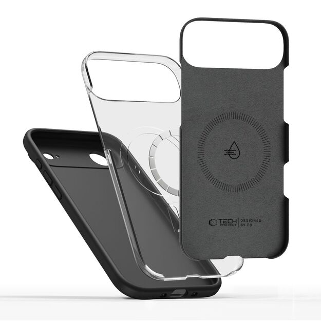 Tech-Protect Silicone MagSafe Case for iPhone 17 Air - Black 1